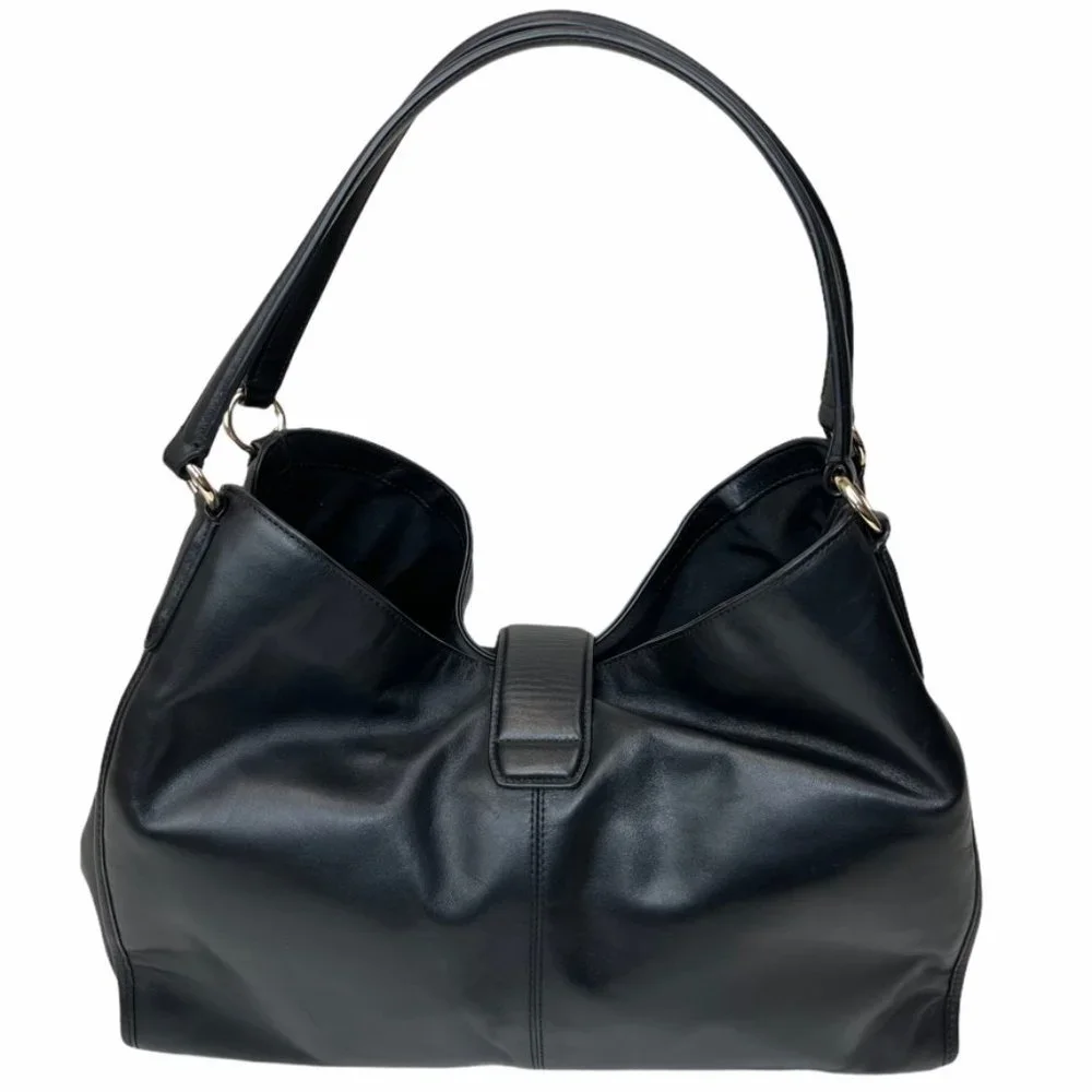 Coach Black Shoulder Bag with Gold Accents - Picture 5 of 15